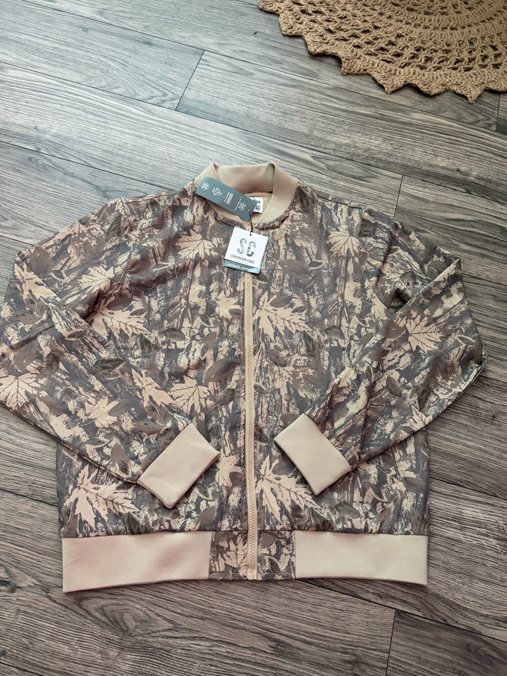 Sovereign code bomber jacket